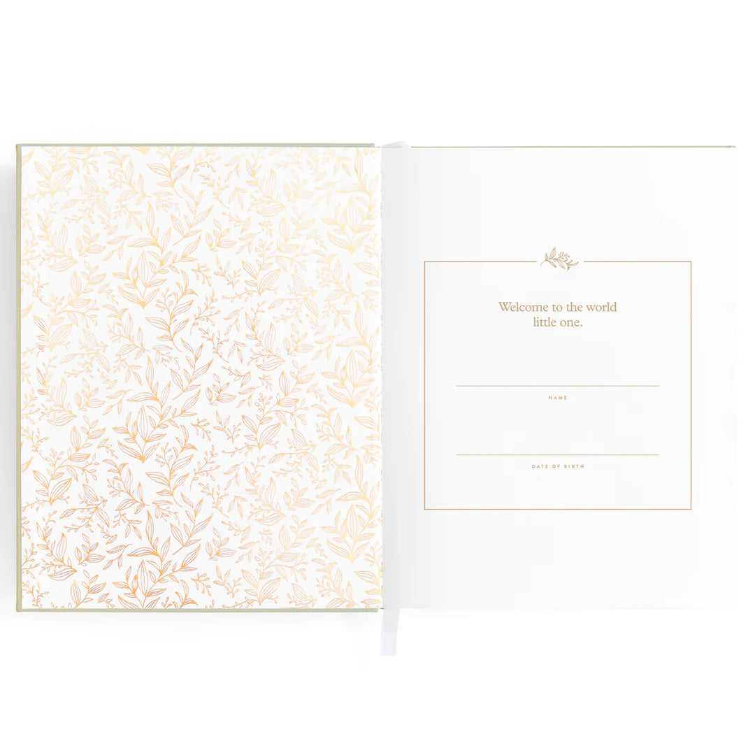 Fox & Fallow Baby Record Book - Blue Ducks