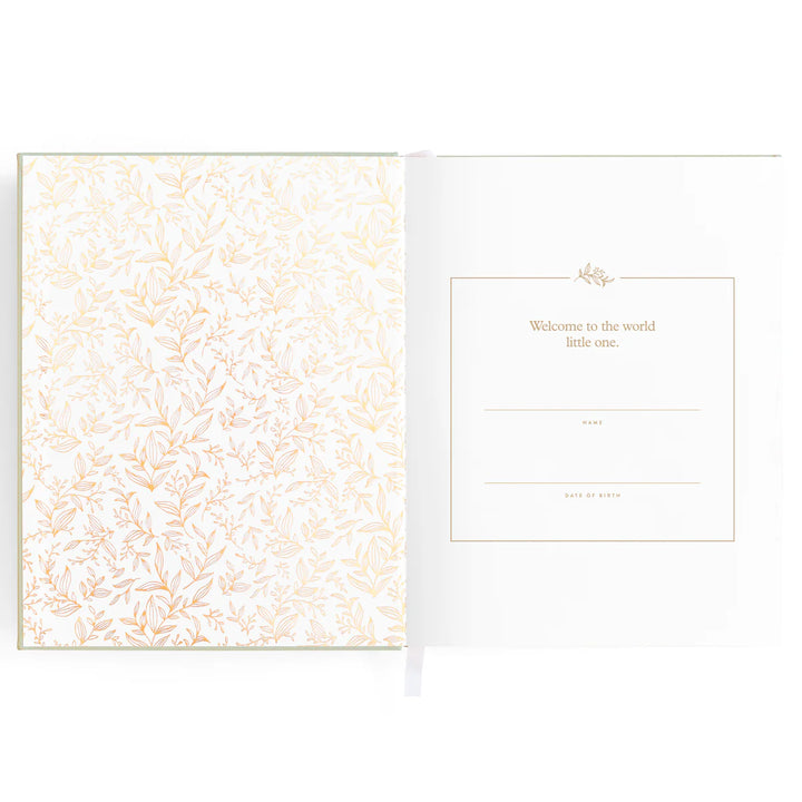 Fox & Fallow Baby Record Book - Blue Ducks