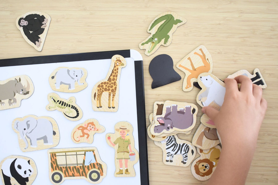 Fridge Friends 25 Piece Magnet Set - Zoo Animals