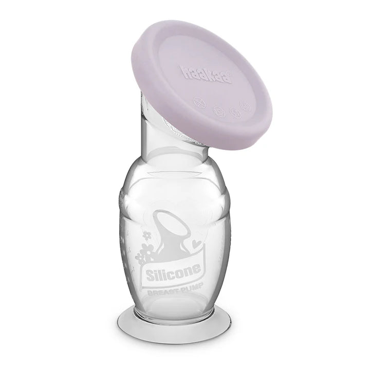 Silicone Breast Pump with Suction Base & Silicone Cap Gift Box (Generation 2 150ml)