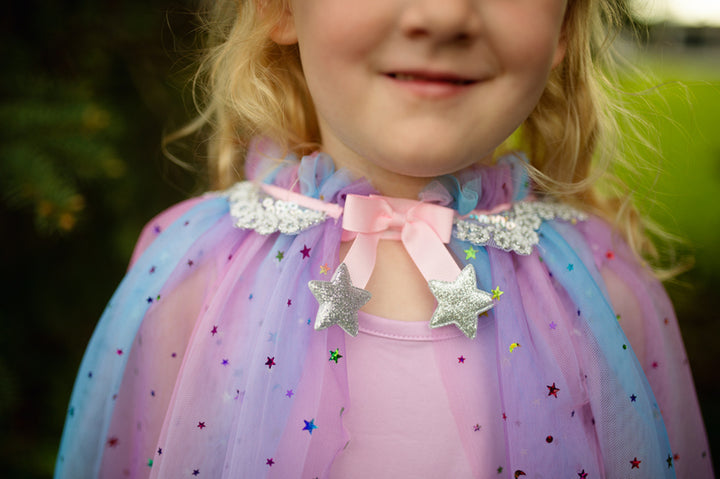 Rainbow Unicorn Cape & Headband | Size 4-6
