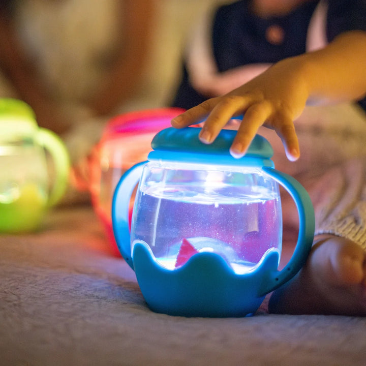 Glo Pal Mini Sensory Play Jar - Blue