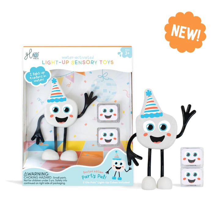 Glo Pals Light-up Sensory Toys -  Party Pal | Multicoloured