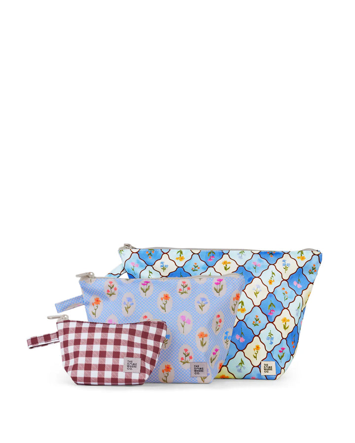 The Somewhere Co Handy Pouch Trio - Amalfi