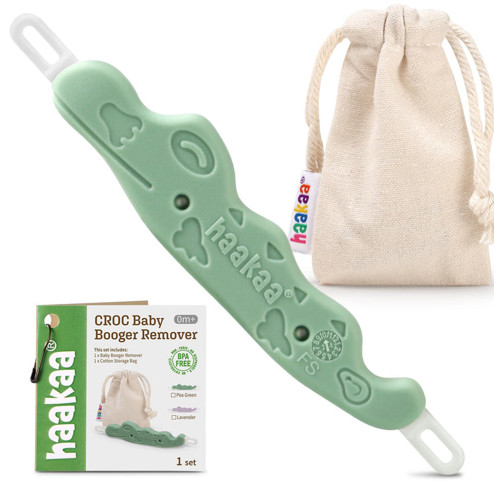 Haakaa CROC Baby Dual-Ended Ear & Nose Cleaner