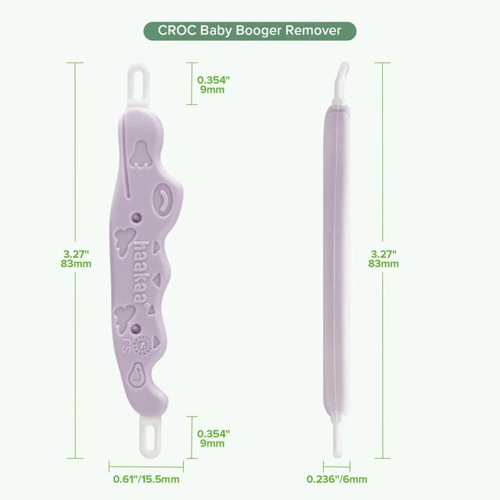 Haakaa CROC Baby Dual-Ended Ear & Nose Cleaner