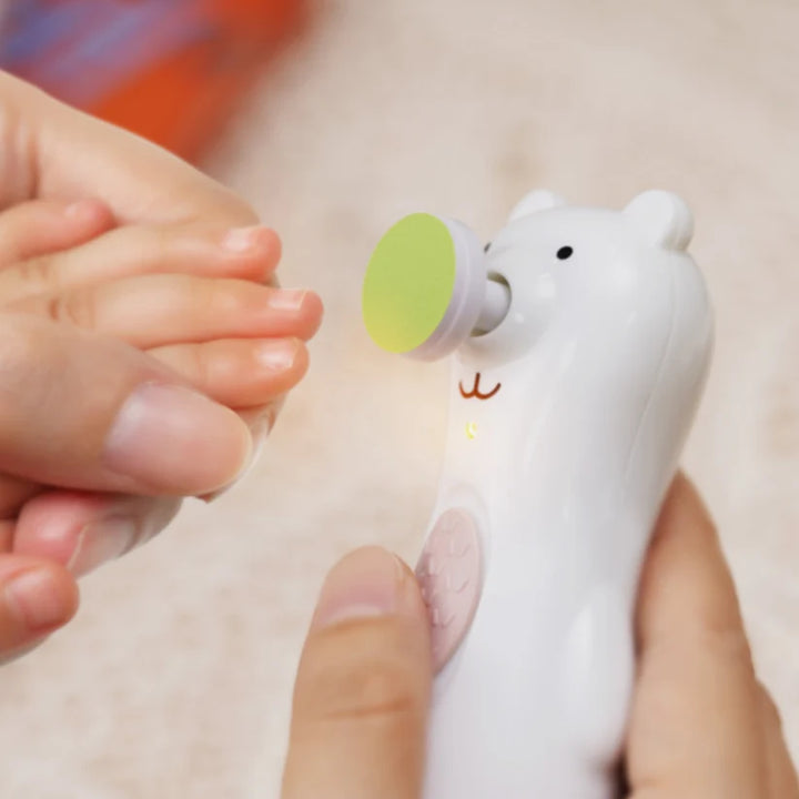 Haakaa Happii Bear Rechargeable Baby Nail Trimmer Set