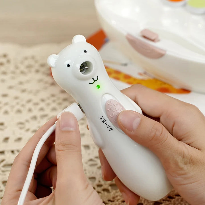 Haakaa Happii Bear Rechargeable Baby Nail Trimmer Set