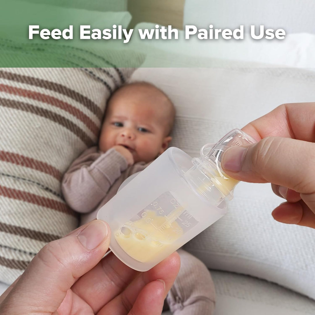 Haakaa Silicone Colostrum Collector & Lidded Cup Pack (Pre-Sterilised)
