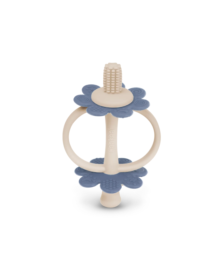 Haakaa Silicone Twin Flower Teether - Assorted