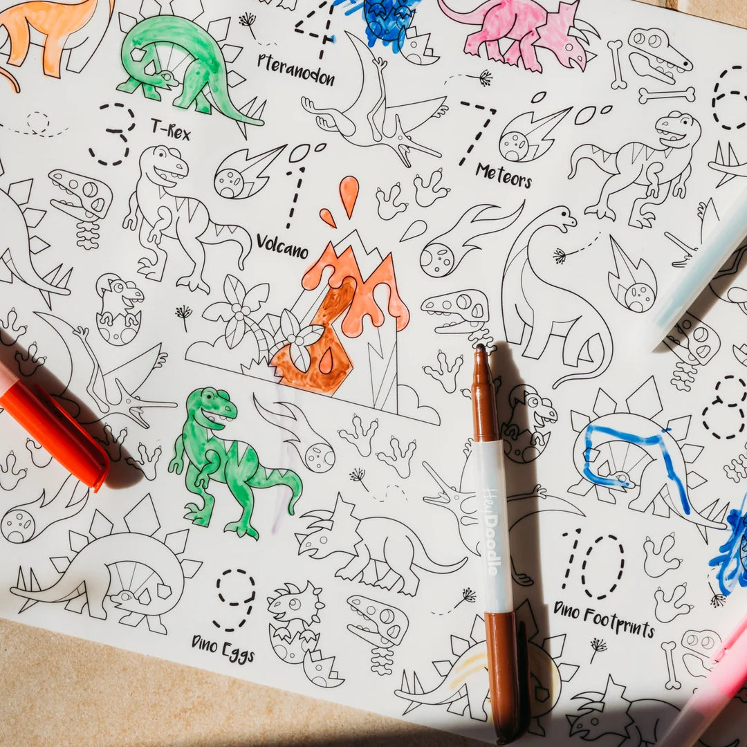 DinoRoar Classic Colouring & Doodle Mat