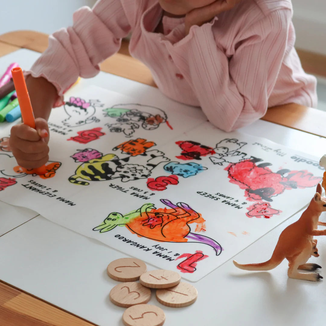 My First Counting Colouring & Doodle Mat