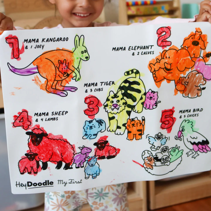 My First Counting Colouring & Doodle Mat