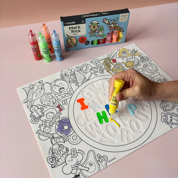 Peel & Stick Bright Paint 8 Pack