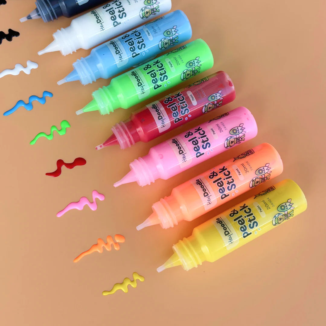 Peel & Stick Bright Paint 8 Pack