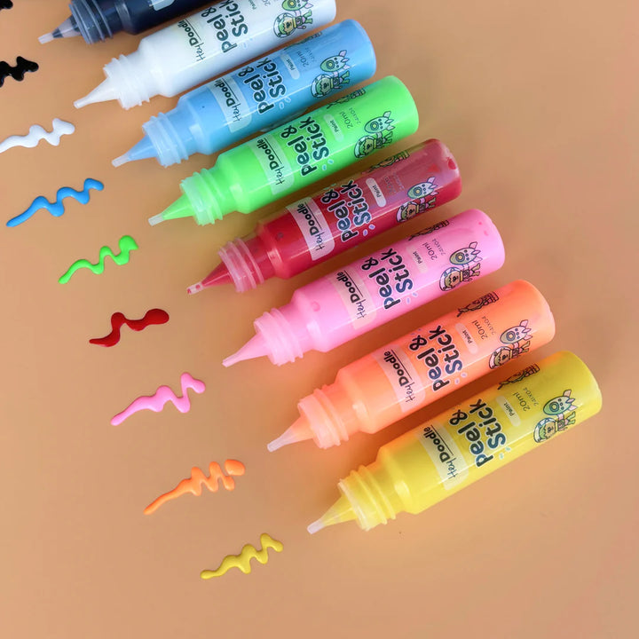 Peel & Stick Bright Paint 8 Pack