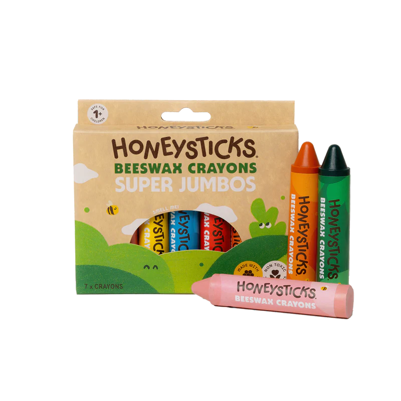 Honeysticks Beeswax Crayons Super Jumbos 7pk