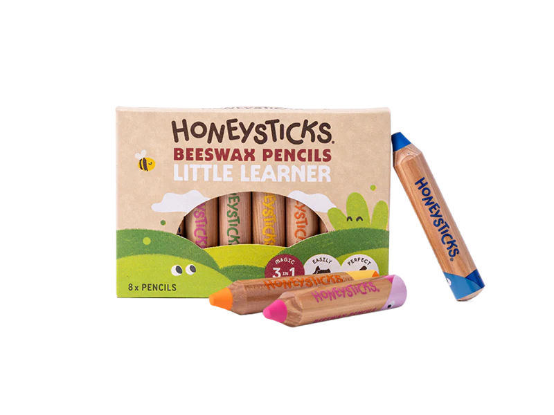 Honeysticks Magic 3-in-1 Beeswax Pencils Little Learners 7pk