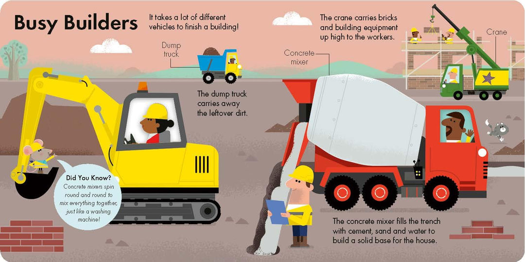 How it Works: Digger Board Book