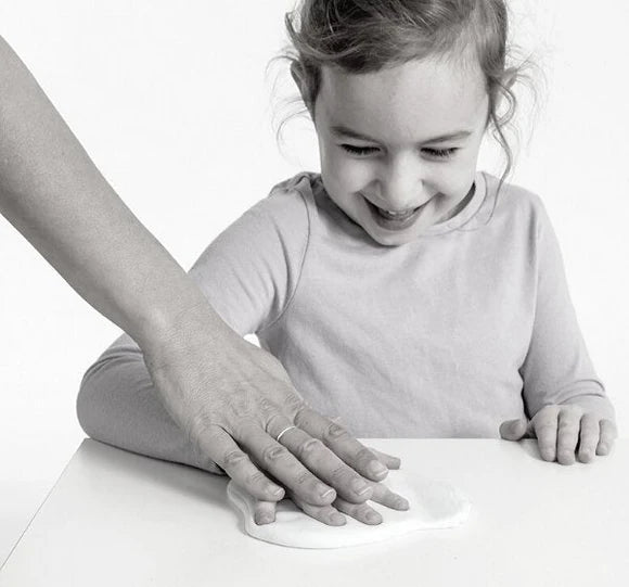 BabyInk No Mess Clay Handprint Impression Kit - White
