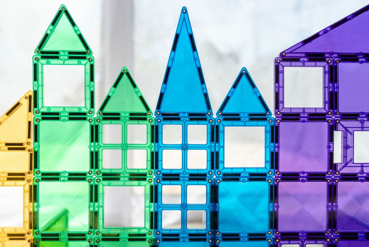 Connetix Magnetic Tiles Rainbow 212 Piece Mega Pack