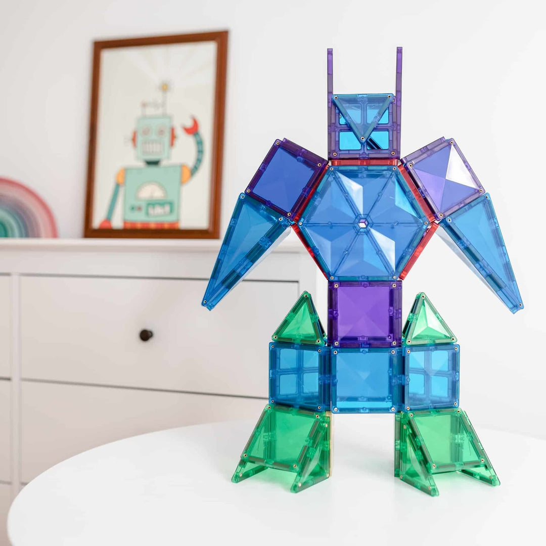 Connetix Magnetic Tiles Rainbow 212 Piece Mega Pack