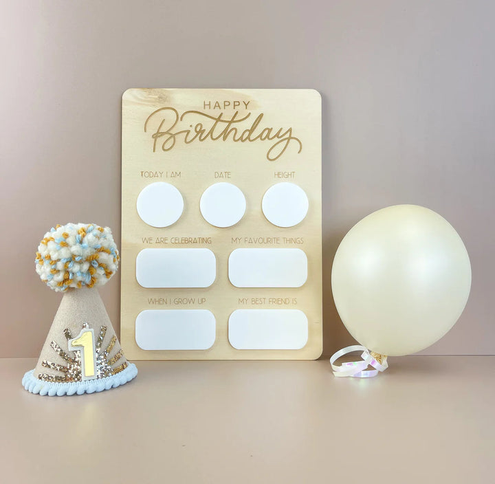 Reusable Birthday Board/ Sign
