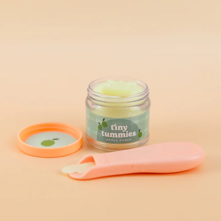 Tiny Tummies Doll Play Jar & Spoon Food Set