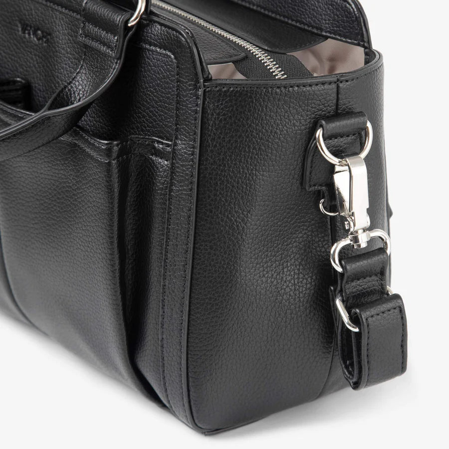 Vanchi Amelia Convertible Nappy Bag/ Pram Caddy - Black