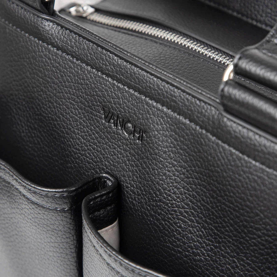 Vanchi Amelia Convertible Nappy Bag/ Pram Caddy - Black