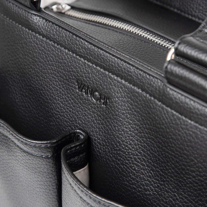 Vanchi Amelia Convertible Nappy Bag/ Pram Caddy - Black