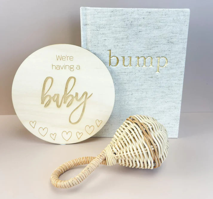 We're having a Baby - Pregnancy Announcement Plaque