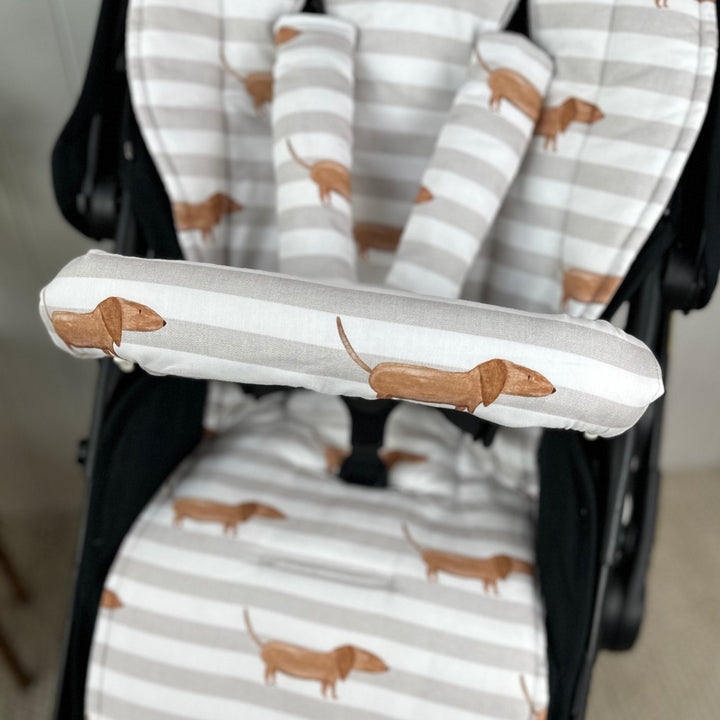 Bambella Designs Pram Bar Cover | Dachshund Days