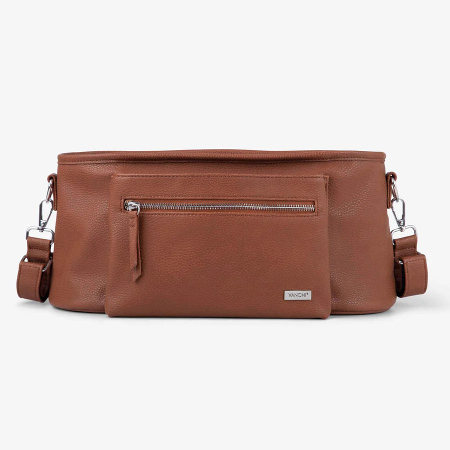 Vanchi Pram Caddy - Pebbled Tan