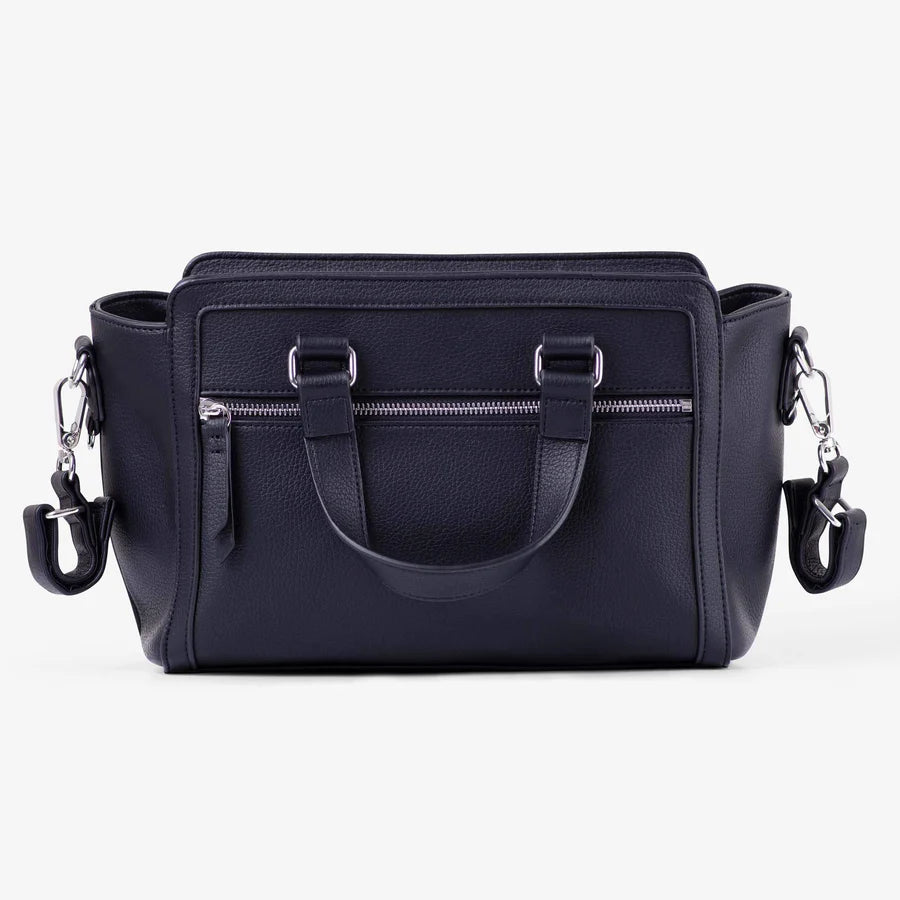 Vanchi Amelia Convertible Nappy Bag/ Pram Caddy - Black