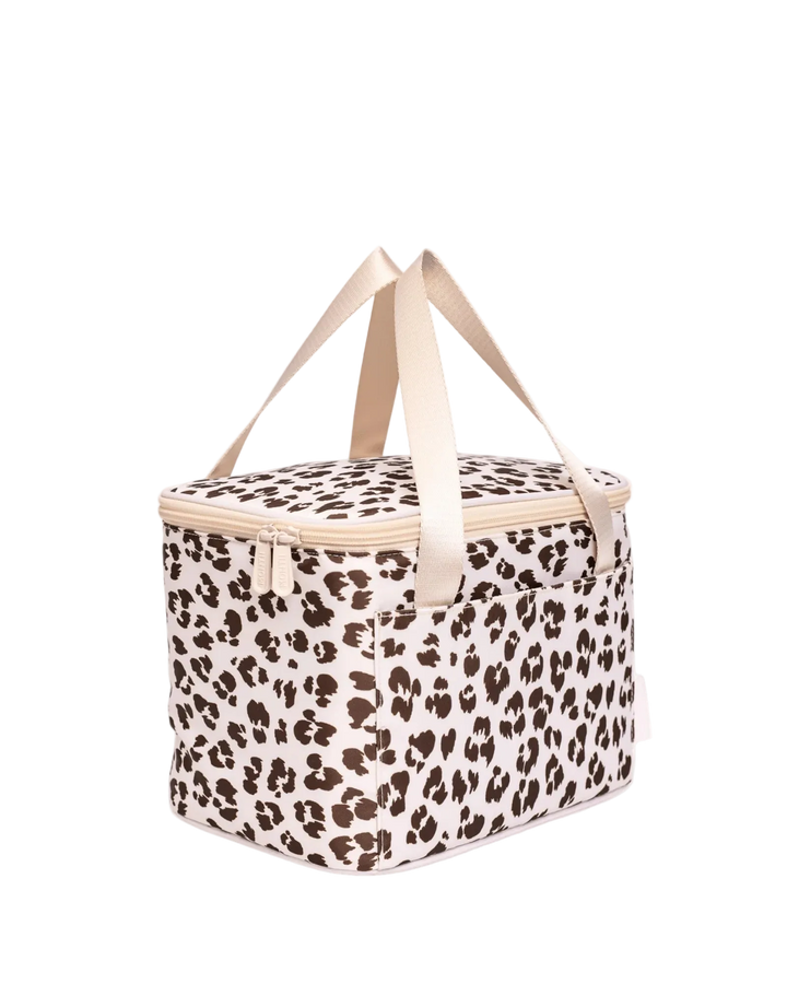 Montiico Insulated Cooler Bag - Cream Leopard