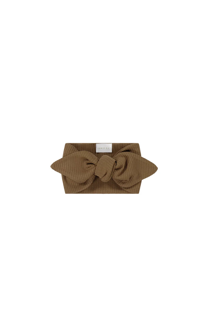 Jamie Kay Organic Cotton Modal Headband - Crème Caramel