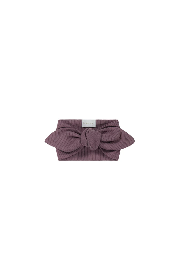 Jamie Kay Organic Cotton Modal Headband - Mauve