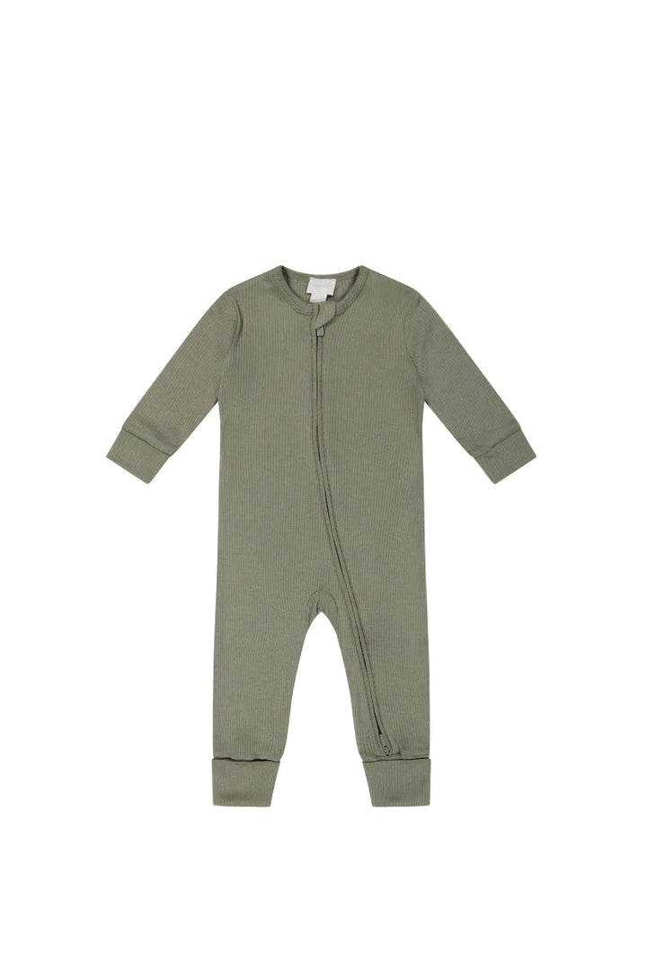 Jamie Kay Organic Cotton Modal Frankie Growsuit - Dill