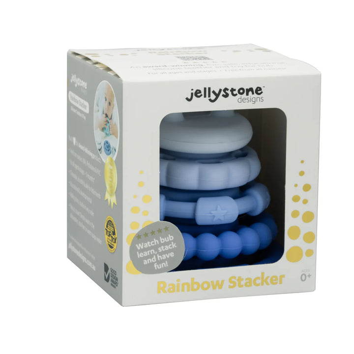 Jellystone Stacker & Teether Toy - Blueberry Ombre