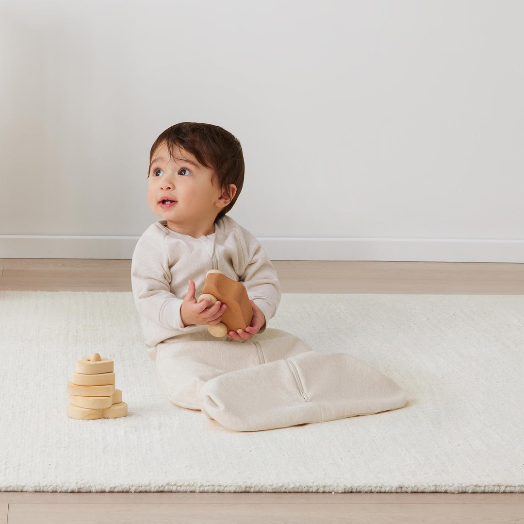 ergoPouch Sleeping Bag Long Sleeve TOG 1.0 - Oatmeal Marle