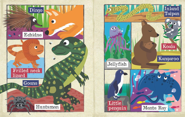 Jo & Nic's Crinkly Cloth Book - Aussie Animals