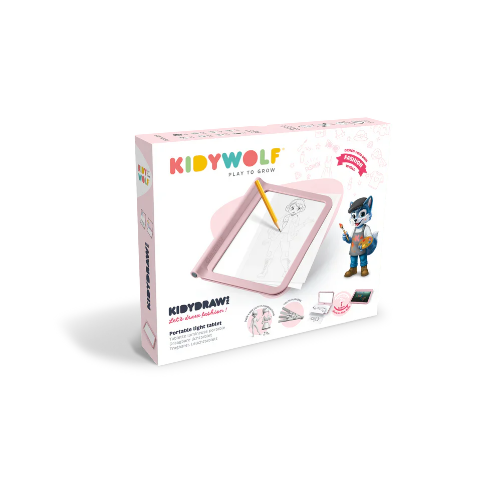 KIDYDRAW-PRO Portable LCD Drawing Tablet - Pink Fashion