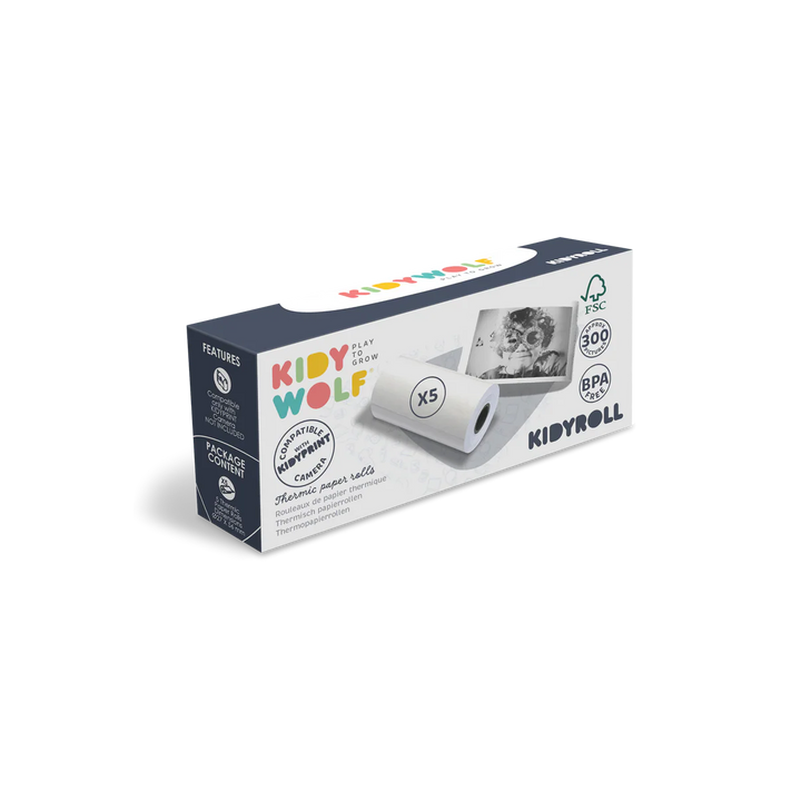 KIDYROLL Thermal Printing Camera Paper Rolls