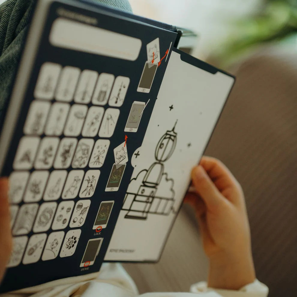 Kidydraw Mini LCD Drawing Tablet - Galaxy