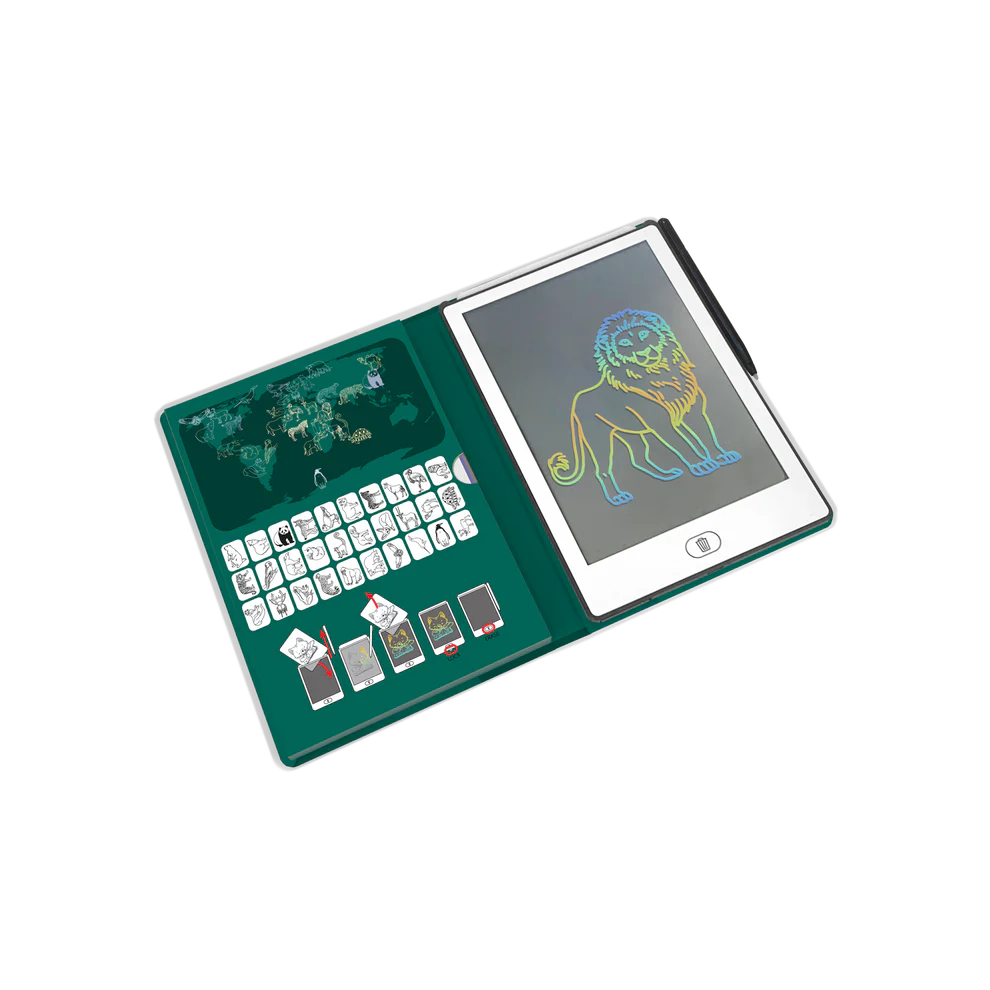 Kidydraw Mini LCD Drawing Tablet - Animals of the World