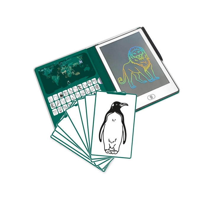 Kidydraw Mini LCD Drawing Tablet - Animals of the World