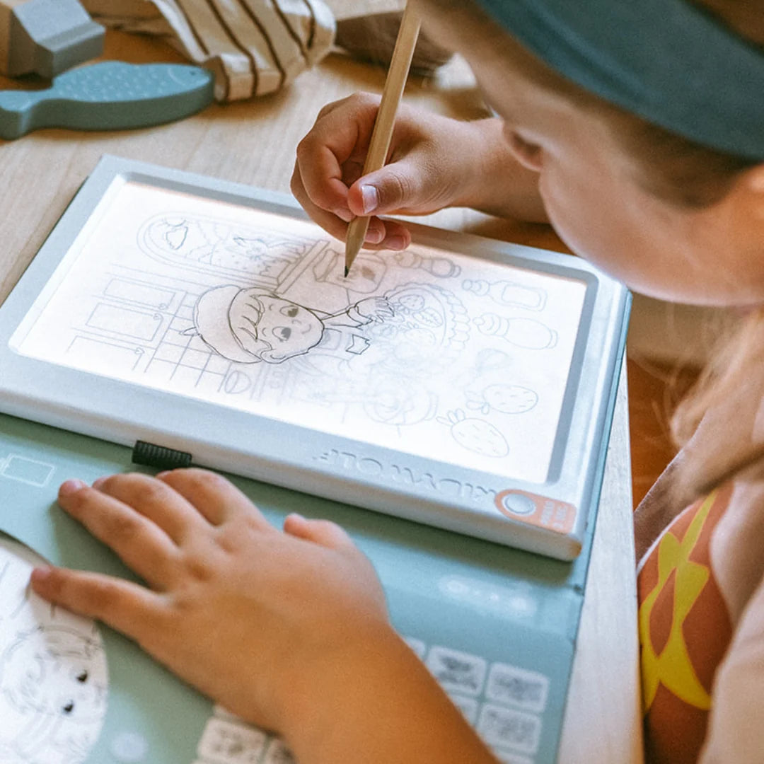Kidydraw Pad Illuminated Drawing tablet - Food Around the World