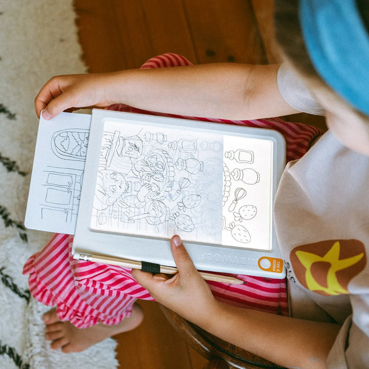Kidydraw Pad Illuminated Drawing tablet - Food Around the World