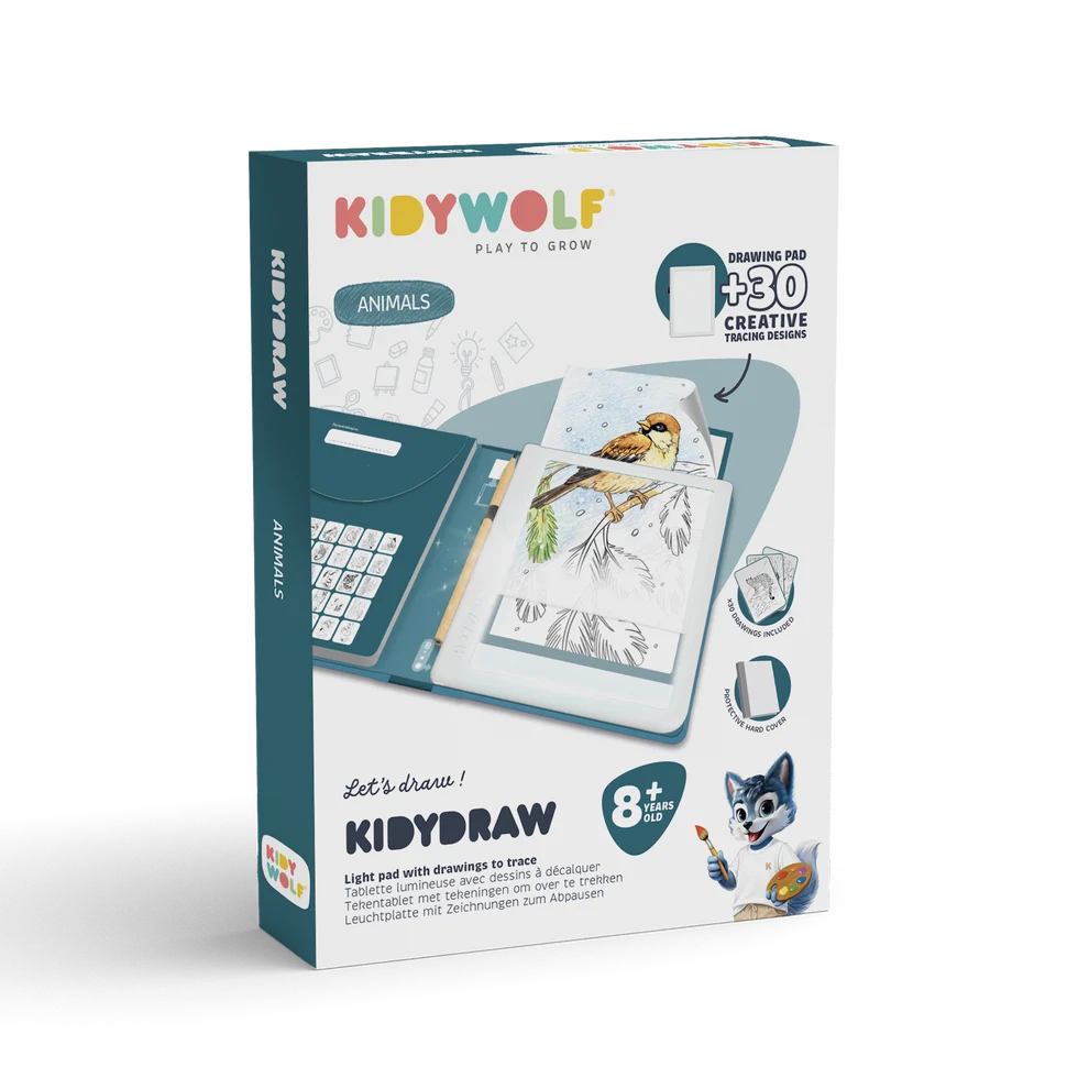Kidydraw Pad Illuminated Drawing Tablet - Animals